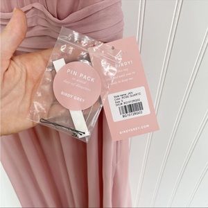 Birdy Grey Bridesmaids Dress- Hemmed Size Small - Rose Quartz